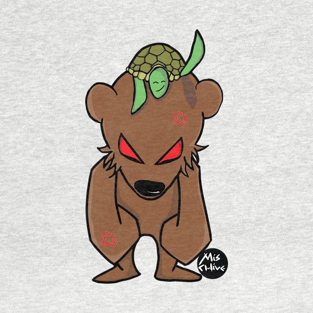 Angry bear by Mischiveapparel